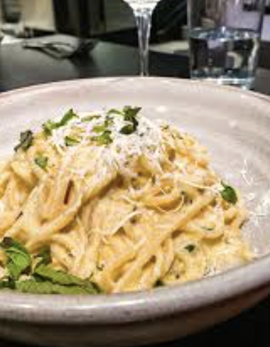 il Modo at The Kimpton Harper Hotel signature dishes Ricotta GnudiBucatini Cacio e PepeThe Harper Burger